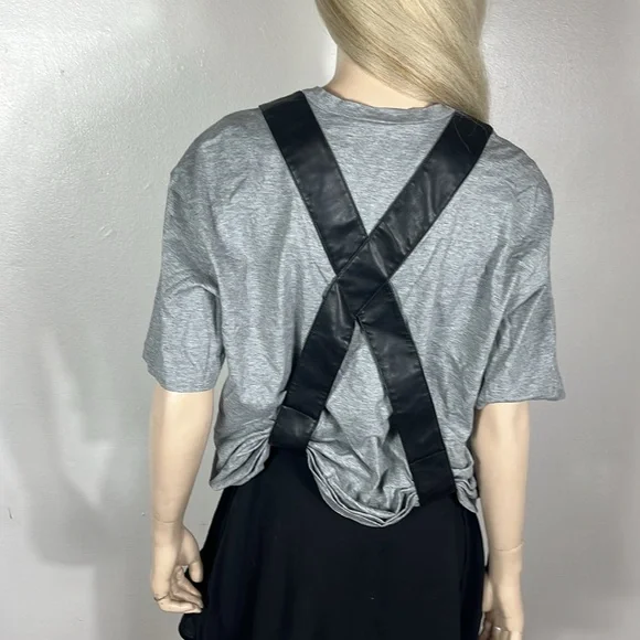 Comme des Garçons Gray and Black Top - Picture 6 of 11